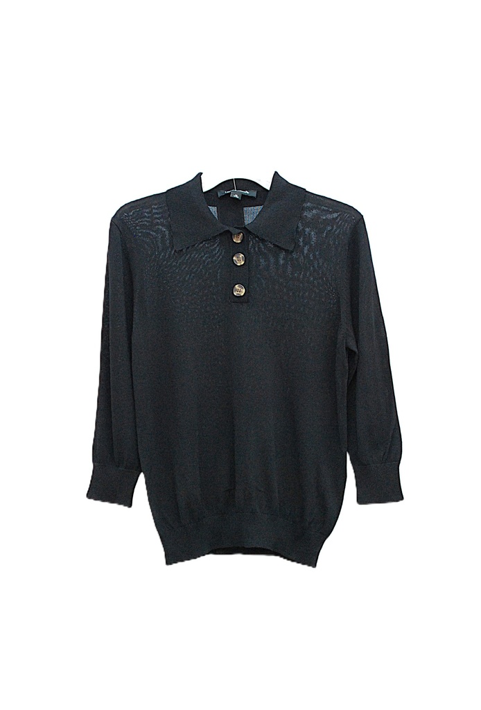 LADIES COLLARED SWEATER